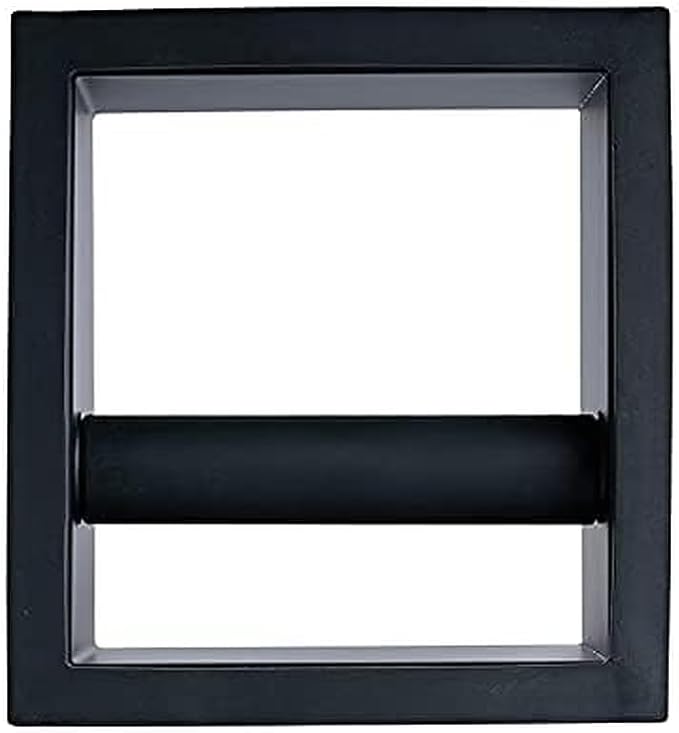 watchget Espresso Knock Box - Built-in Stainless Steel and Silicone Coffee Knock Box Chute, Detachable Rubber Rod, Square Bottomless Waste Bin for Coffee Grounds