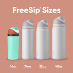 Load image into Gallery viewer, Owala FreeSip Insulated Stainless Steel Water Bottle with Straw for Sports and Travel, BPA-Free, 24oz, Foggy Tide