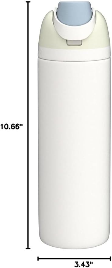 Owala FreeSip Insulated Stainless Steel Water Bottle with Straw for Sports, Travel, and School BPA-Free Sports Water Bottle, 32 oz, Iced Breeze