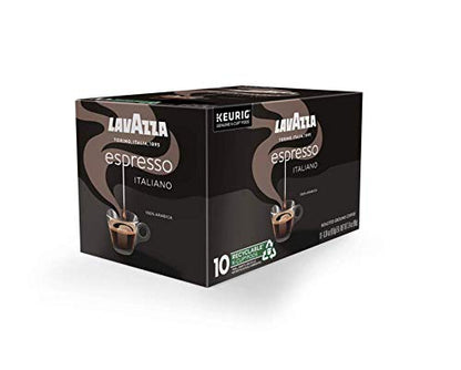 Lavazza Espresso, Single-Serve Keurig K-Cup Pods, Medium Roast Coffee, 60-Count Box (6 Packs of 10)