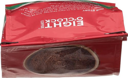 Eight O'Clock Coffee The Original Decaf Ground Coffee, Medium Roast, 12 Ounce (Pack of 1) - Sweet, Fruity, Well Balanced
