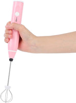 Load image into Gallery viewer, Rechargeable Milk Frother, Electric Coffee Mixer Handheld Egg Beater Household Kitchen Tools(Pink)