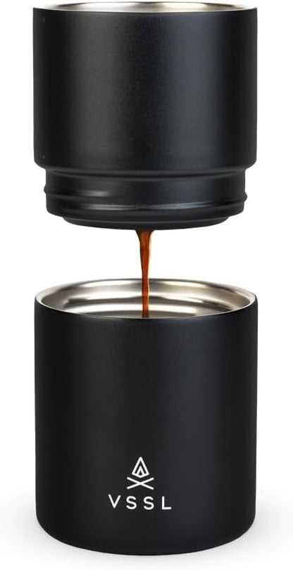 Nest Pour Over Coffee Set, Transportable and Compact Pour Over Set with 10 oz Double Walled Mug