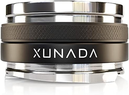 XUNADA 58.3mm Coffee Distributor & Tamper, Works with all 58mm Portafilters, Espresso Hand Tampers, 2-in-1 Adjustable Espresso Distribution Leveler & Tamping Tool