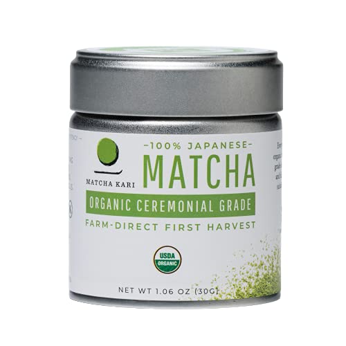 Dr. Weil Matcha Kari - Organic Matcha Green Tea Powder - 30 grams - Japanese Ceremonial Grade