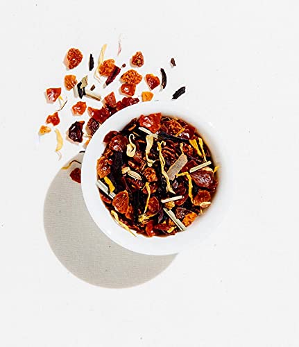 Art of Tea | Apricot Escape - Caffeine Free | 50 Eco Friendly Pyramid Tea Bag Sachets