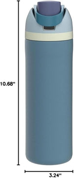 Load image into Gallery viewer, Owala FreeSip Insulated Stainless Steel Water Bottle with Straw, BPA-Free Sports Water Bottle, Great for Travel, 24 Oz, Denim