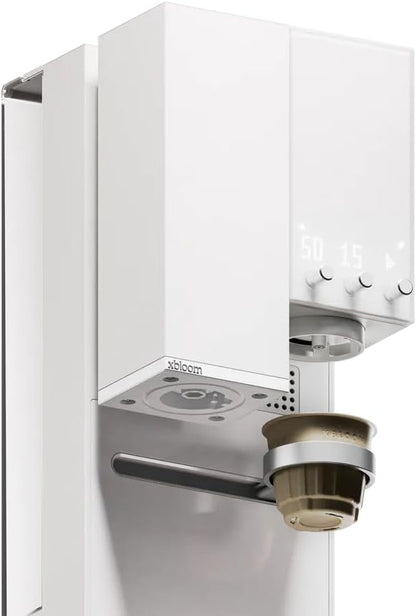 xBloom Studio – The Ultimate Coffee Machine – Drip Coffee Maker with Integrated Grinder, Scale, and 3 Levels of Automation, Moonlight White