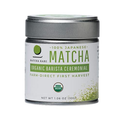 Dr. Weil Matcha Kari - Organic Matcha Green Tea Powder - 30 grams - Japanese Barista Grade