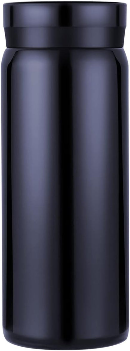 Mini Thermos Cute Water Bottle - 7 oz Tiny Insulated Vacuum 18/10 Stainless Steel Small Flask - Leak Proof & Spill Proof & Keeps Cold and Hot for Drink, Coffee, Tea - Blue