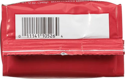 Eight O'Clock Coffee The Original Decaf Ground Coffee, Medium Roast, 12 Ounce (Pack of 1) - Sweet, Fruity, Well Balanced