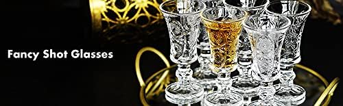 Shot Glasses, 1.5oz Shot Glasses Set of 6/Cordial Glasses/Sherry Glasses