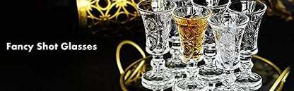 Shot Glasses, 1.5oz Shot Glasses Set of 6/Cordial Glasses/Sherry Glasses
