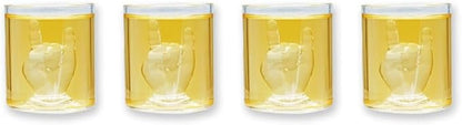 4 Rock Hand Shot Glasses, Awaken the Rock Star in You, Cool Glasses for Shots at Parties and Festivals