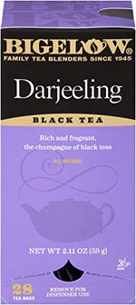 Load image into Gallery viewer, Bigelow Darjeeling Blend Tea 28-Count Boxes (Pack of 6) Full Caffeine Premium Black Tea Bold and Antioxidant-Rich Full Caffeine Black Tea in Foil-Wrapped Bags
