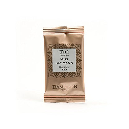 Dammann Freres Loose Leaf, Miss Dammann, Premium French Gourmet Green Tea, Blend Ginger, Passion Fruit, Lime Flavors, 3.52 Ounce Tin
