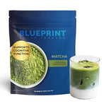 Load image into Gallery viewer, Blueprint Bryan Johnson Matcha Powder – Ceremonial Grade Japanese Matcha – Green Tea for Energy &amp; Focus – Natural Caffeine, Antioxidant-Rich – 30mg L-Theanine- 30 Servings