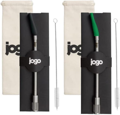 JoGo - Portable Coffee and Tea Brewing Straw - Reusable Coffee Maker Made of Stainless Steel with Single Serve Strainer - Filter Function for Hot and Cold Brew - Ideal for Coffee and Loose Leaf Teas