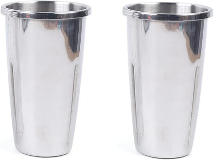 Commercial Stainless Steel Milk Shake Machine, Stainless Steel Milk Shaking Machine, Electric Double Head Drink Mixer 110V 15000RMP (Round Head))