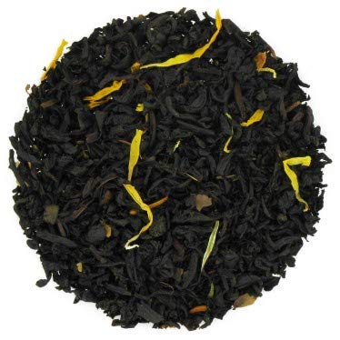 Pomegranate Lemon Organic Black Tea | Loose Leaf Black Tea Blend with Fruity Citrus Flavor | Refreshing Hot or Iced Tea | 4oz Resealable Pouch | Organic Tea | Bright & Coppery Infusion