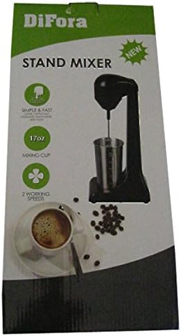 Stand Milk Frother, Frappe Maker, Milk shakes, Matcha Tea Latte, Super 100W Power, 2 Speeds, and is Always Sitting on the Countertop Waiting for Action.