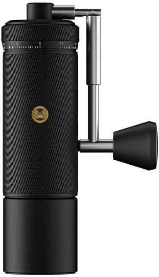 TIMEMORE Chestnut S3 Coffee Grinder with External Point to Point Precision Digital Adjustment, Stainless Steel S2C890 Burr, 30g Capacity, Suitable for Travel/Camping.(S3 Black)
