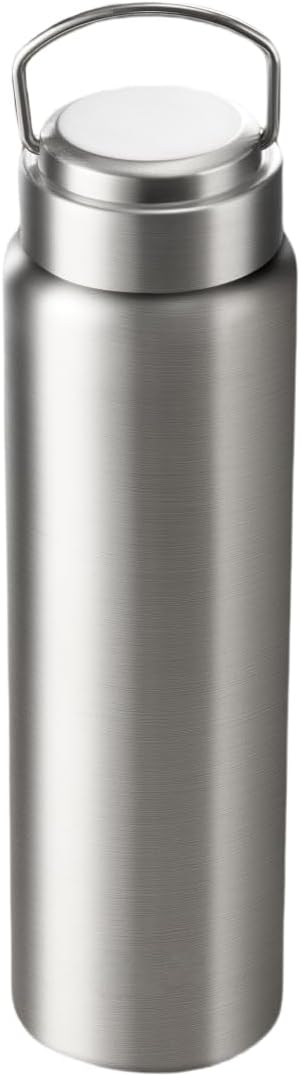 Vacuum Insulated Stainless Steel Water Bottle with Tea Infuser - Wide Mouth,BPA-Free, Leak- Proof,Keeps Cold 24H/ Hot 12H- Ideal for Travel,Office, Gym (12, ounces)