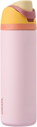 Load image into Gallery viewer, Owala FreeSip Insulated Stainless Steel Water Bottle with Straw for Sports and Travel, BPA-Free, 24 Ounce, Candy Store