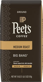 Load image into Gallery viewer, Peet's Coffee, Medium Roast Ground Coffee - Big Bang 36 Ounces (2 Bags of 18 Ounces)