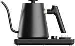 Load image into Gallery viewer, DJ Electric Gooseneck Kettle - Pour Over Coffee &amp; Tea - Turntable Design - Water Boiler - Quick Heating &amp; Temperature Control - Black