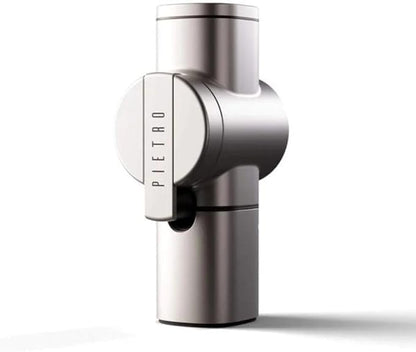 Pietro Manual Coffee Grinder - Made in Italy - By Fiorenzato (Silver)