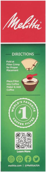 Load image into Gallery viewer, Melitta #4 Cone Coffee Filters, Natural Brown, 100 Count, Pack of 6