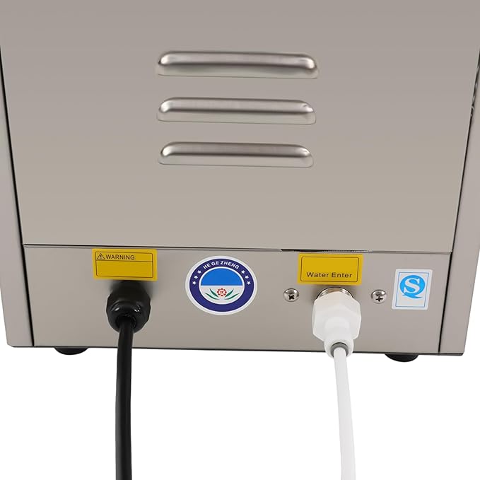 4 IN 1 Commercial Hot Water Machine, 110V/2300W Coffee Milk Foam Maker, 12L/3.17gal/H Steam Water Boiling Machine, Electric Foam Machine for Coffee Bubble Tea Milk Tea