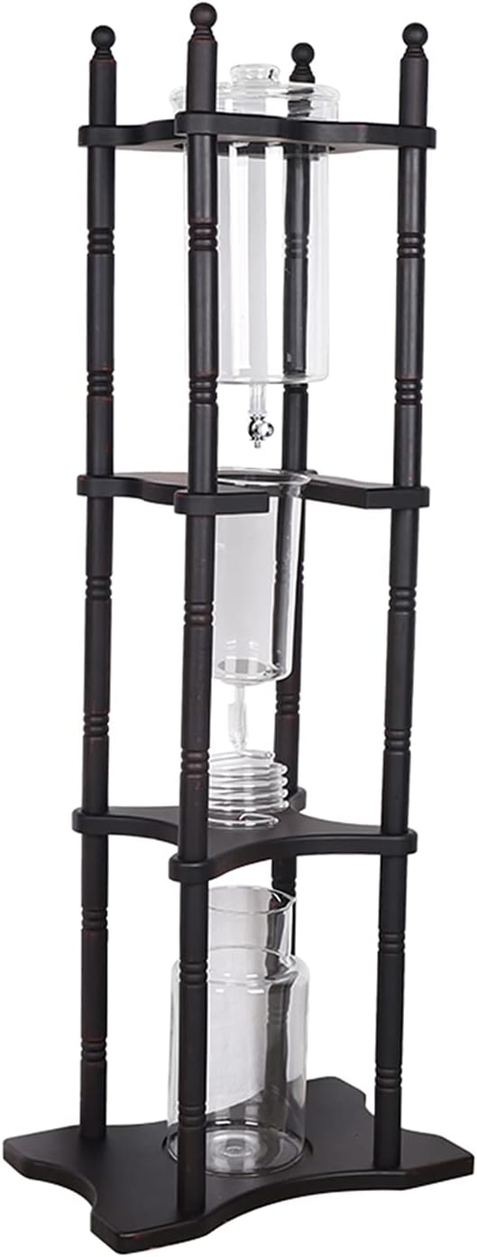 Cold Brew Drip Coffee Maker, 2000ml Cold Brew Coffee Dripper Tower with Stable Base for Home Office
