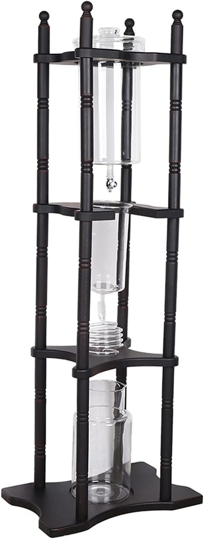 Cold Brew Drip Coffee Maker, 2000ml Cold Brew Coffee Dripper Tower with Stable Base for Home Office