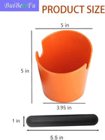 Load image into Gallery viewer, 5 Inch Coffee Knock Box Shock-Absorbent Durable Barista Style Knock Box With Removable Knock Bar and Non-Slip Base Gift (S-Orange)