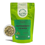 Load image into Gallery viewer, Worldwide Botanicals Organic Peppermint Loose Leaf Tea, 4 oz - Pacific Northwest Organic Cultivation, Highly Aromatic Digestive Tea, Antioxidant, Caffeine Free