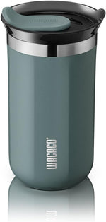 Load image into Gallery viewer, WACACO Octaroma Lungo Vacuum Insulated Coffee Mug, Double-wall Stainless Steel Travel Tumbler With Drinking Lid, 10 fl oz(300ml), Cadet Blue