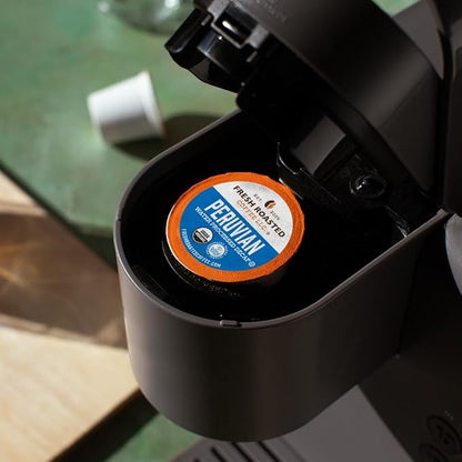 Fresh Roasted Coffee, USDA Organic Peru Water-Processed Decaf | 3rd Party Tested for Pesticides, Mold, Mycotoxins, Kosher | 100% Arabica, Specialty Grade, Med Roast 24 Pods for K Cup Brewers