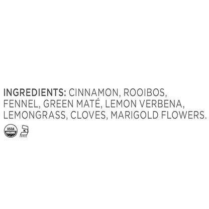 Tea Forte Spiced Herbal Maté Premium Organic Loose Leaf Caffeinated Herbal Tea Blend Canister, Makes 35-50 Cups