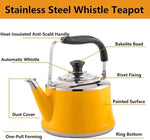 Load image into Gallery viewer, Stainless Steel Whistling Tea Kettle, Stove Top Whistling Tea Pot, Cute Candy Colors Teakettles with Ergonomic Handle for Gas, Induction, Electric Stove Tops (Color : 9, Size : 5 Liter)
