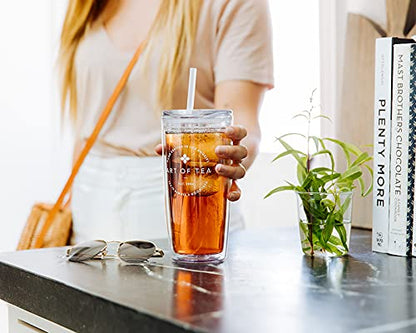 Art of Tea | Apricot Escape - Caffeine Free | 50 Eco Friendly Pyramid Tea Bag Sachets