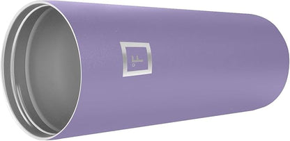 IRON °FLASK Classic Tumbler - Vacuum Insulated Stainless Steel Water Bottle, Double Walled, Drinking Cup, Insulated Travel Mug (Lavender, 24 oz Solid Lid)