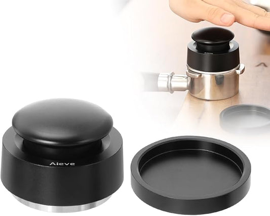 Aieve Espresso Tamper 54mm,Spring Loaded Coffee Tamper with 15lb / 25lb / 30lbs Replacement Springs Fits for 54mm Breville Portafilter