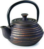 Load image into Gallery viewer, IBILI Cast Iron Tea Pot Kuta 0.30 Litre, One Size, Brown Golden