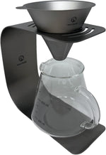 Load image into Gallery viewer, Valtcan Titanium Pour Over Coffee Maker Set – Reusable Metal Filter, Cone Dripper, Mug Stand – Ultralight, Durable, No Plastic, for Camping, Hiking, Home or Office Brewing