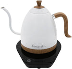 Load image into Gallery viewer, Brewista Artisan Electric Gooseneck Kettle, Water Boiler with LCD Panel, Precise Temperature Control, Fast Boiling and Keep Warm Settings for Pour-Over Coffee &amp; Tea, Café, 1 Liter (Pearl White)