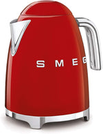 Load image into Gallery viewer, SMEG 50's Retro Style Electric Water Kettle with Automatic Shutoff, Removable Base, and Water Indicator, KLF03RDUS, Red