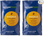 Load image into Gallery viewer, AmazonFresh Direct Trade Rwanda Whole Bean Coffee, Light Roast, 12 Ounce (Pack of 2)