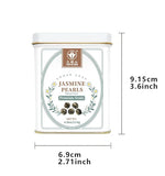 Load image into Gallery viewer, TIAN HU SHAN Jasmine Tea Jasmine Dragon Pearls Green Tea Loose Leaf 4oz (114g) Tin